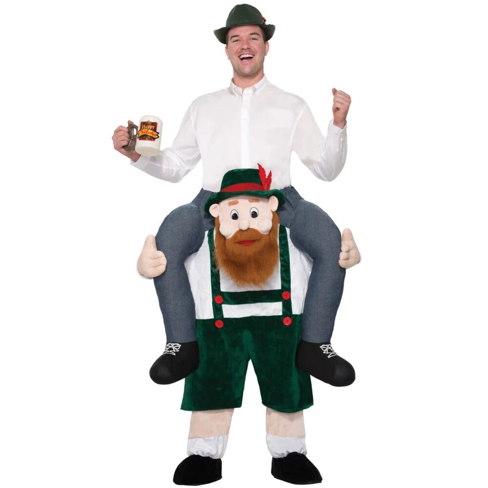 Shoulder Riding Adult Costume: Beer Buddy Men’s One Size